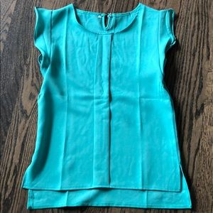 Green Silk Blouse